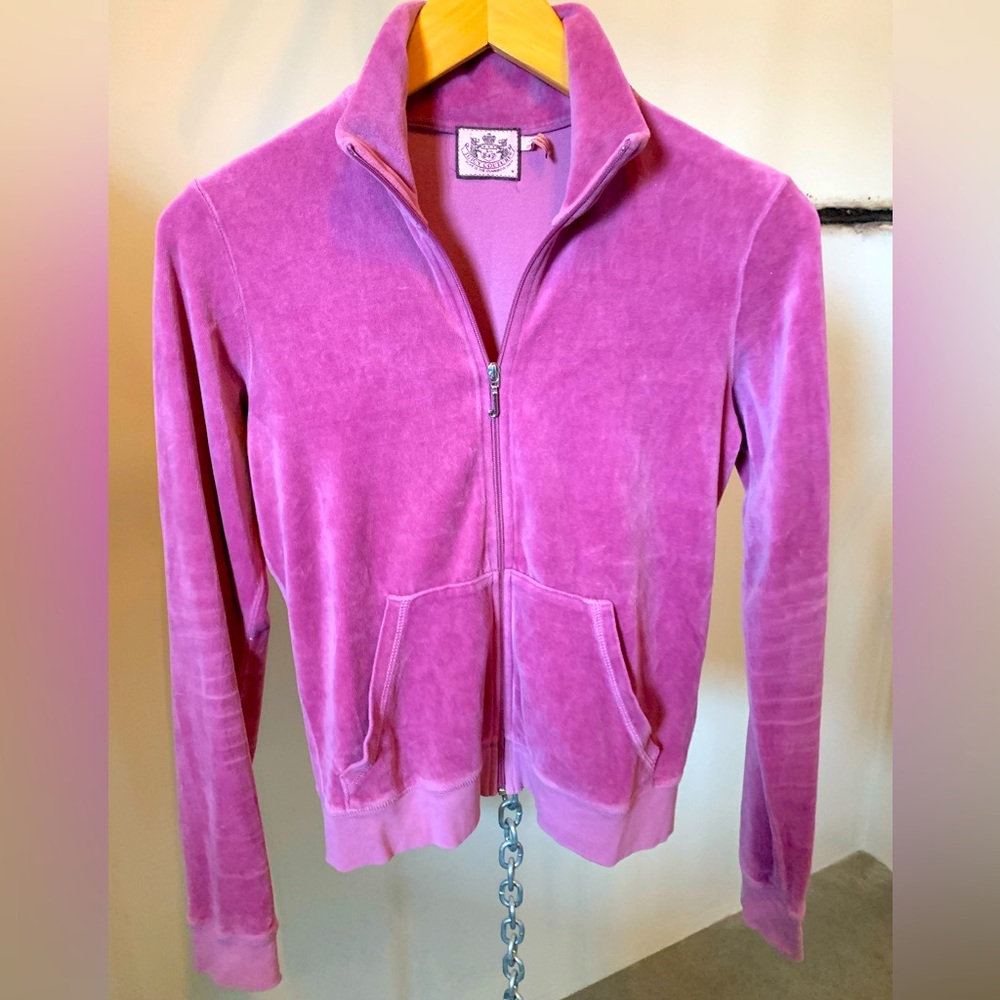 Juicy Couture Velour Zip up sweatshirt